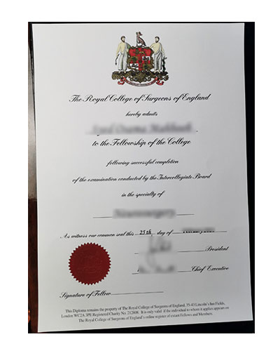 How much does it cost to buy a fake RCS England diploma certificate