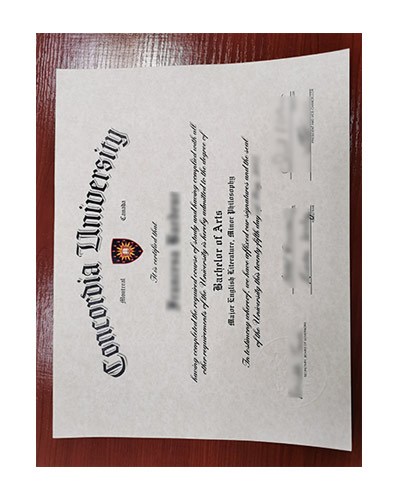The fastest to buy Fake Concordia University degree certificate