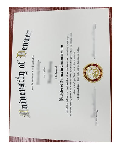 University of Denver degree-Where to Buy University of Denver diploma certificate