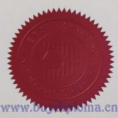 Curtin diploma certificate seal