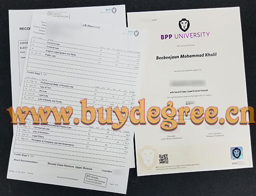 BPP university Fake Transcsipt