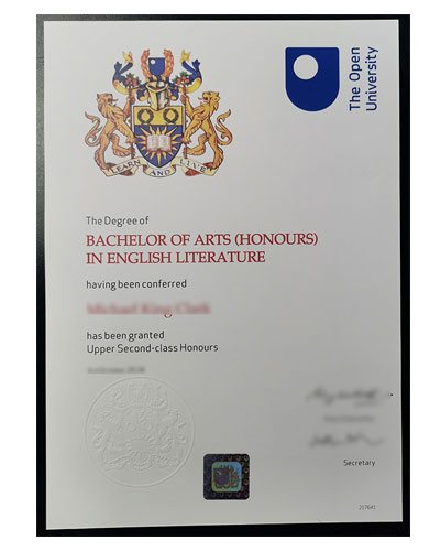 How Much for fake The Open University Degree Certificate