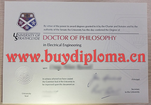 University of Strathclyde degree Sample