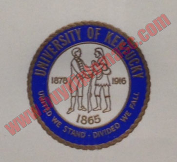 University of Kentucky diploma certificate