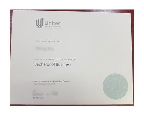 UNITEC Diploma degree Certificate