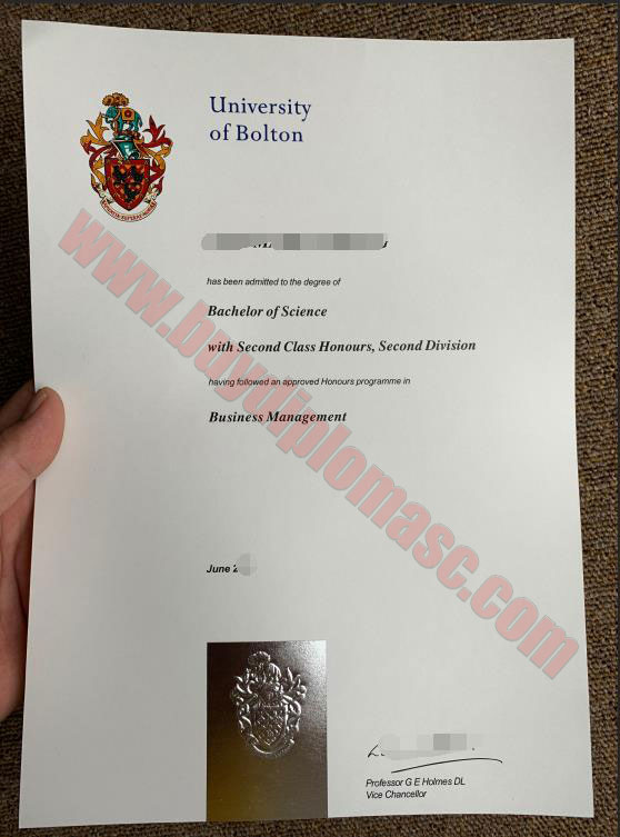 University of Bolton diploma Fake degree certificate