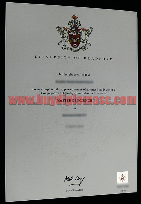 Fake University of Bradford Degree