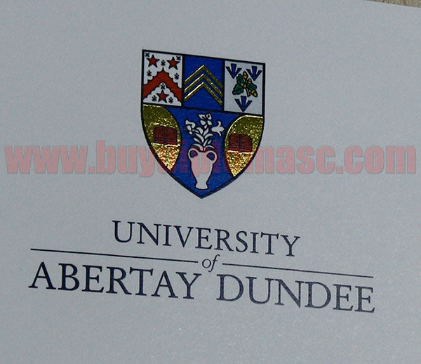fake Abertay University degree certificate
