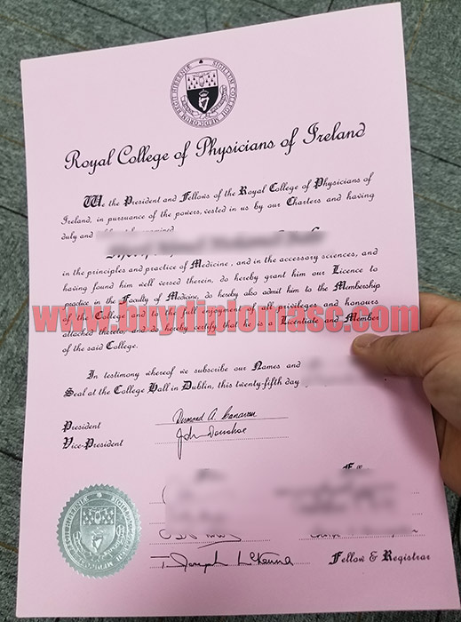 RCPI Fake Diploma Certificate