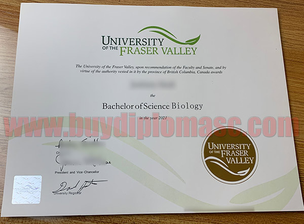 UFV Fake degree Certificate