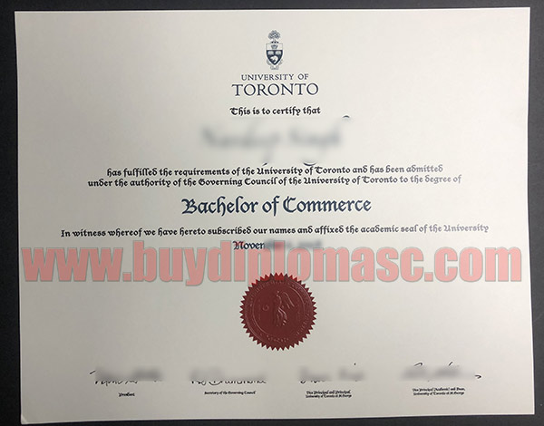 University of Toronto fake certificate