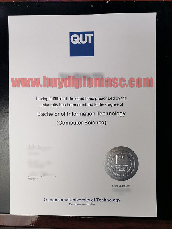 Fake QUT Degree Certificate