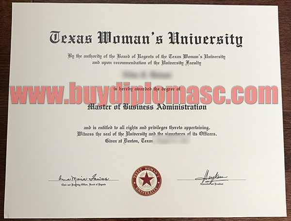 Fake TWU diploma Certificate