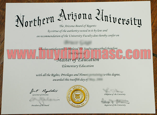 NAU Fake Degree Certificate