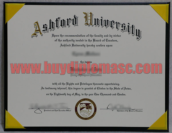 fake Ashford University degree