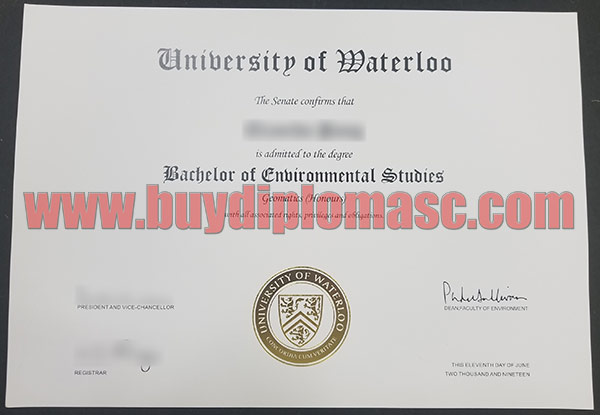 University of Waterloo fake degree