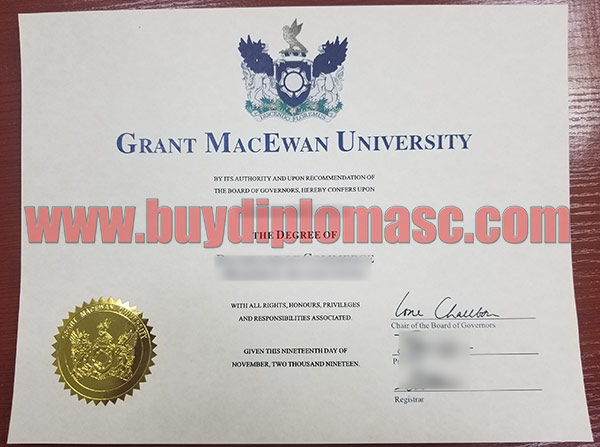 Fake MacEwan University Degree
