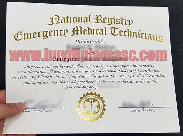 National Emergency Medical Technology Certificates