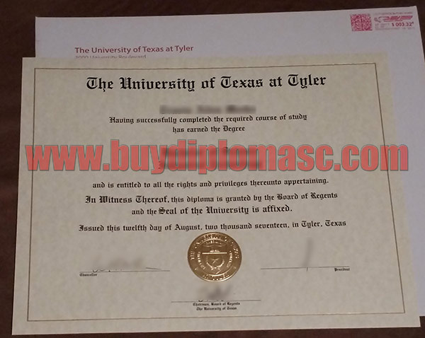 University of Texas at Tyler(UT) Certificate