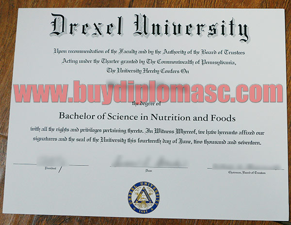 Fake Drexel University degree