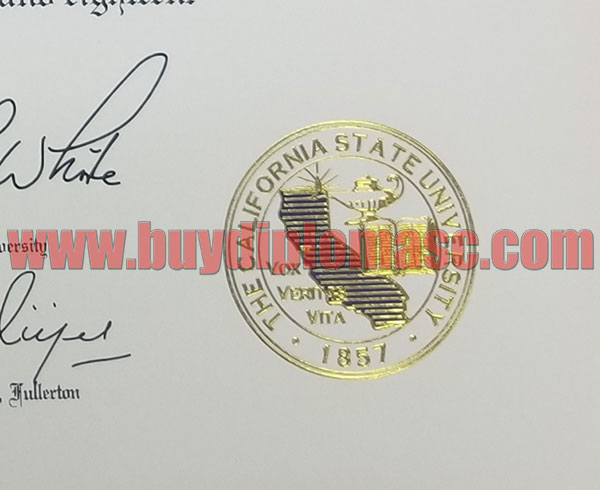 fake CSUF degree certificates