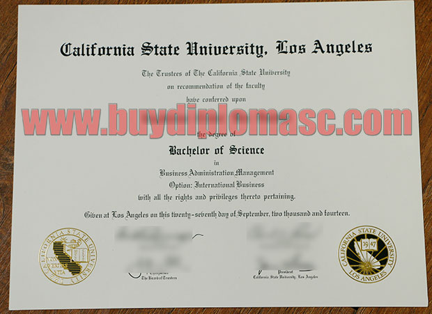 California State University certificate