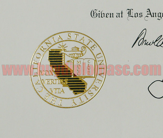 California State University certificates