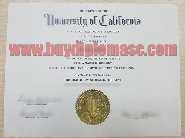 UCSB Fake degrees certificate