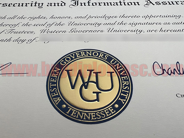 WGU Fake certificates