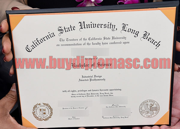 fake CSULB certificate