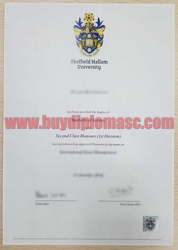 Hallam University fake certificate