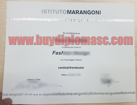 Istituto Marangoni fake certificates