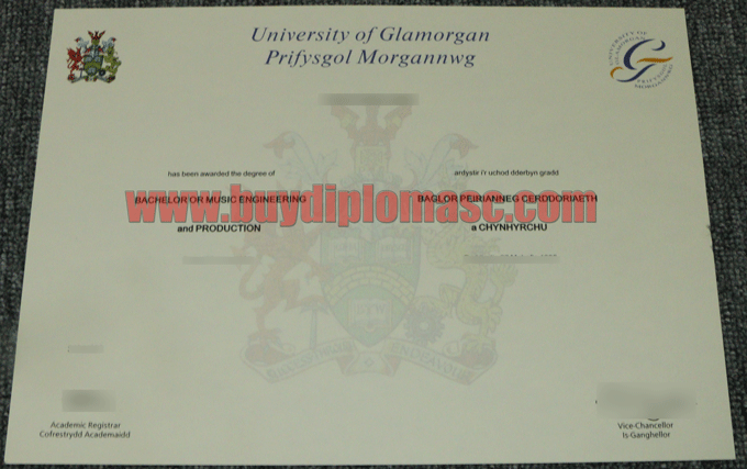 University of glamorgan degree certificate