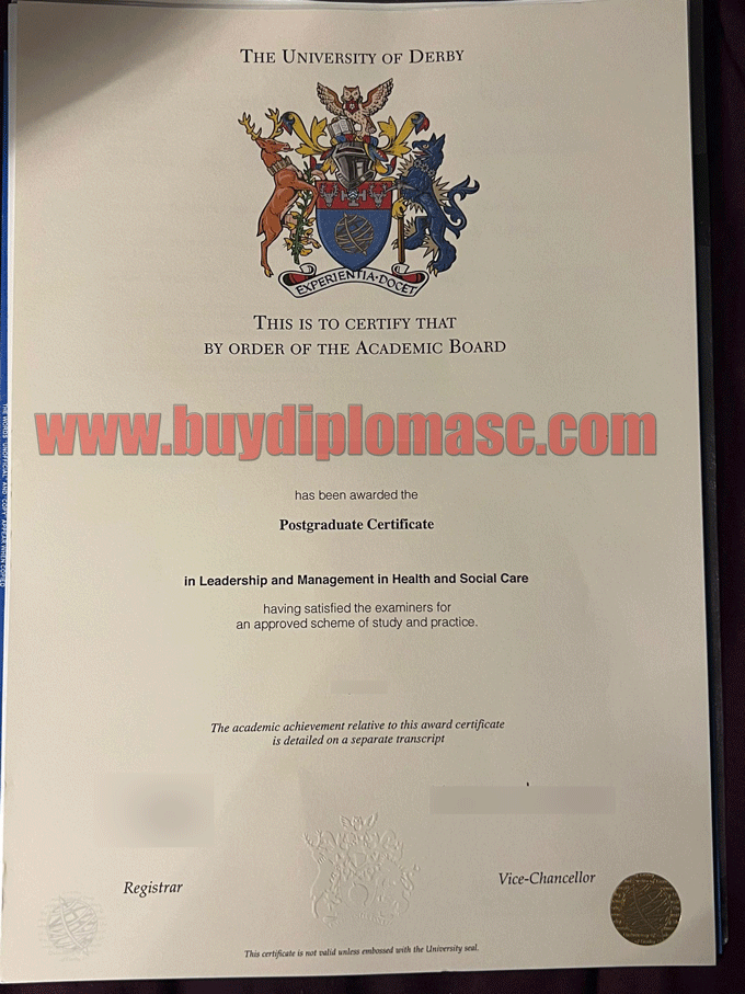 University of Derby diploma degree