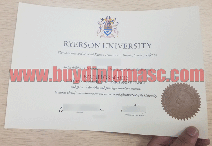 Ryerson University diploma degree