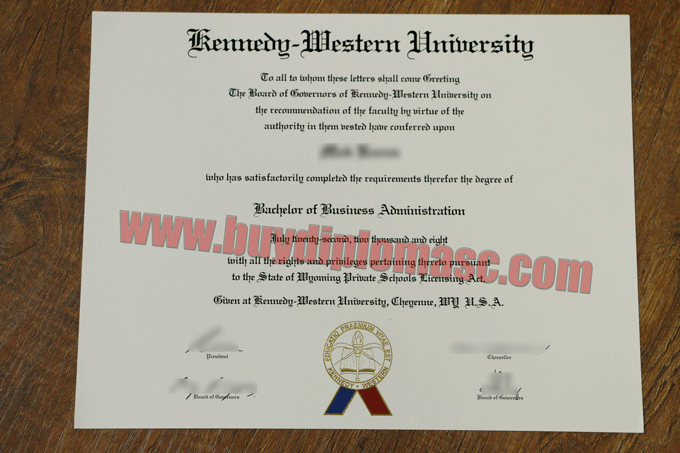 Warren National University Degree certificate