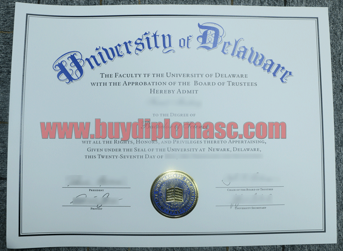 UD diploma Degree Certificate