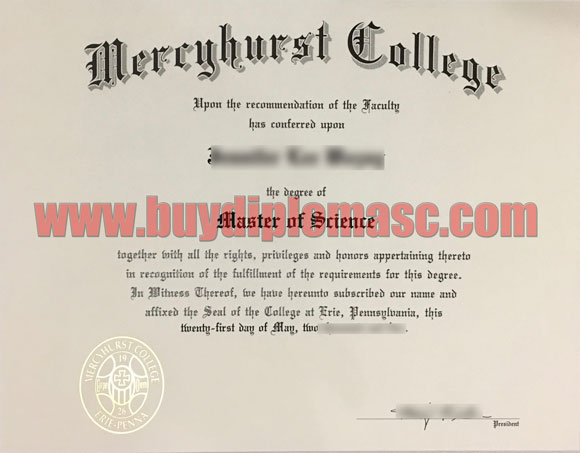 Mercyhurst University Master of Science Diploma
