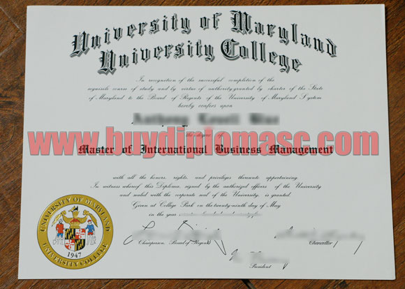 UMGC Degrees Certificate