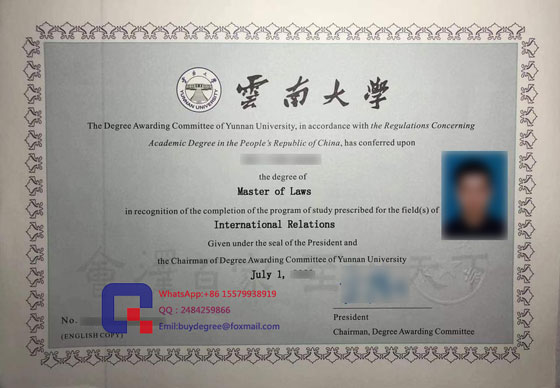 fake Yunnan university diploma