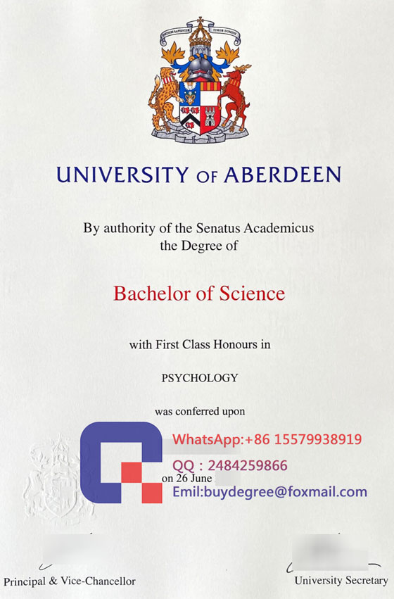 University of Aberdeen fake degree 2023