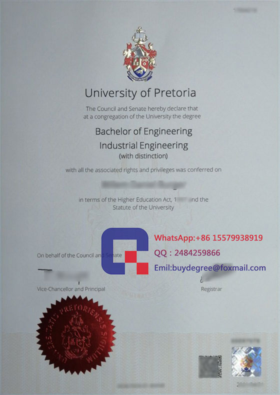 fake uiversity of Pretoria certificate