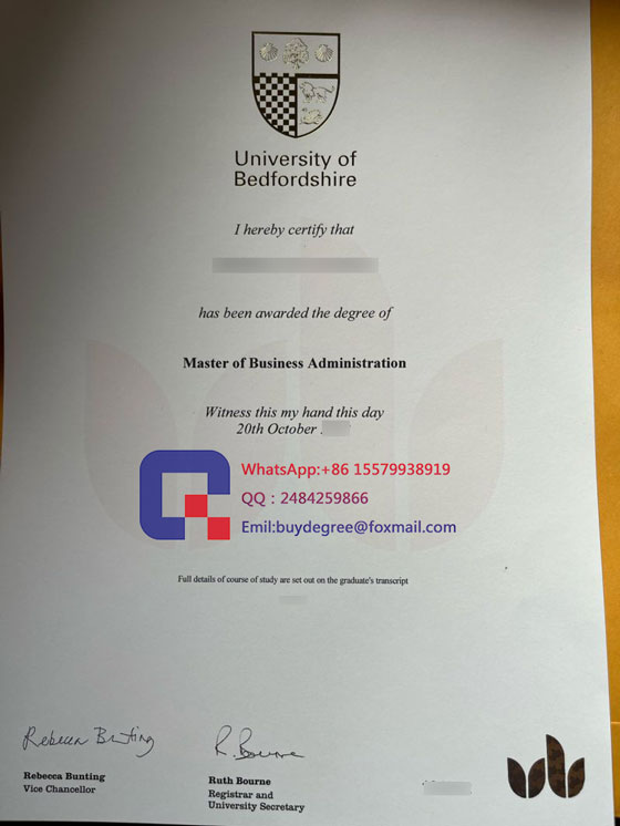 University Of Bedfordshire Degree fake