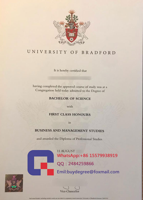 University of Bradford degree fake