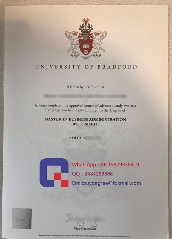 University of Bradford fake diploma