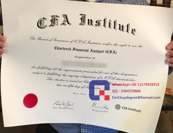  fake CFA certificate 2023