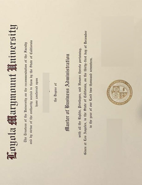 Where can I buy a Loyola Marymount University diploma?