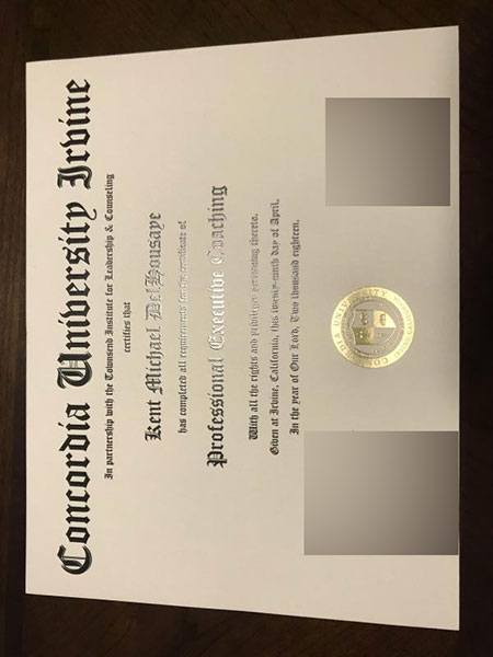 Diploma from Concordia University
