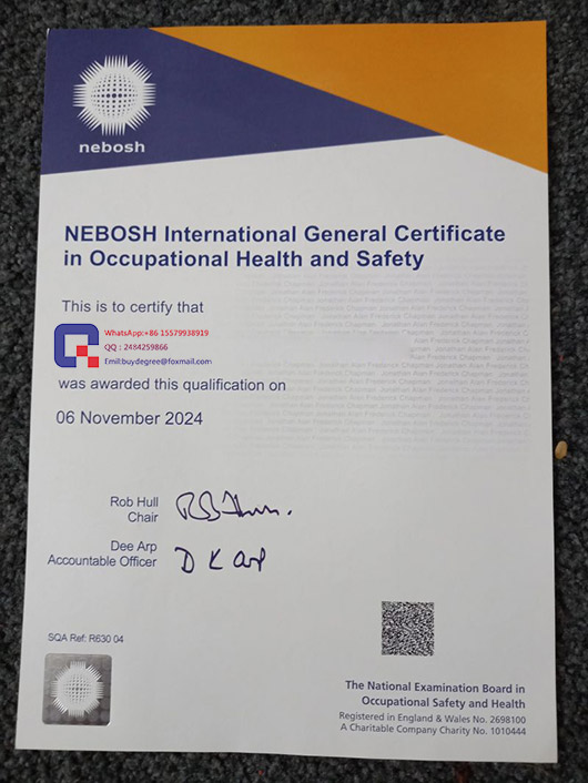 2024 NEBOSH Occupational Safety Certificate Sample