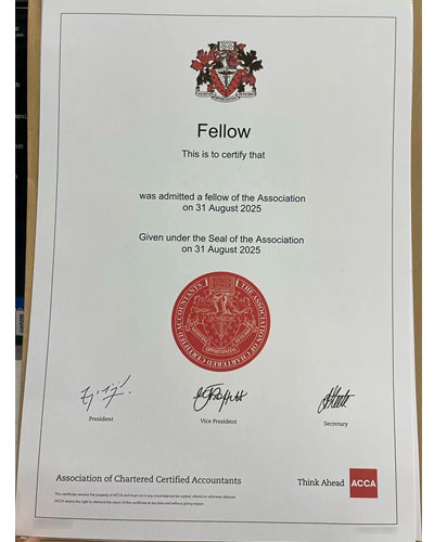 ACCA certificate Sample-Order ACCA certificate Onli